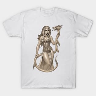 Sorceress and Dragon T-Shirt